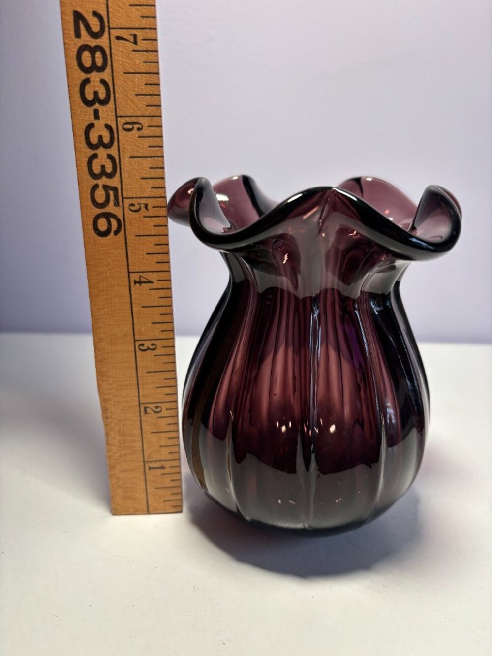 Vintage Amethyst Vase #7 - Picture 3 of 3